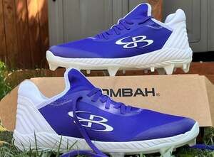 Boombah Men's Raptor Molded Cleats in Purple